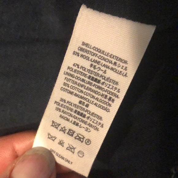 Free People long wool blend double breasted coat - Picture 7 of 9